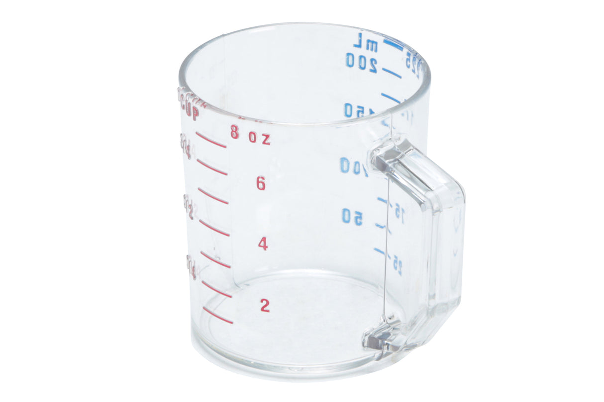 Measuring Cup, Polycarbonate, 1 Cup/8 oz, Clear