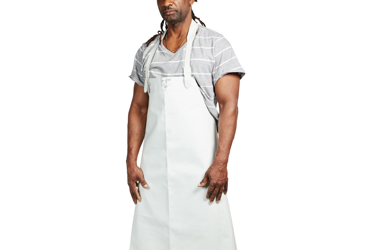 Apron, Heavy Duty, Export, Nitrile, 100cm x 120cm, White