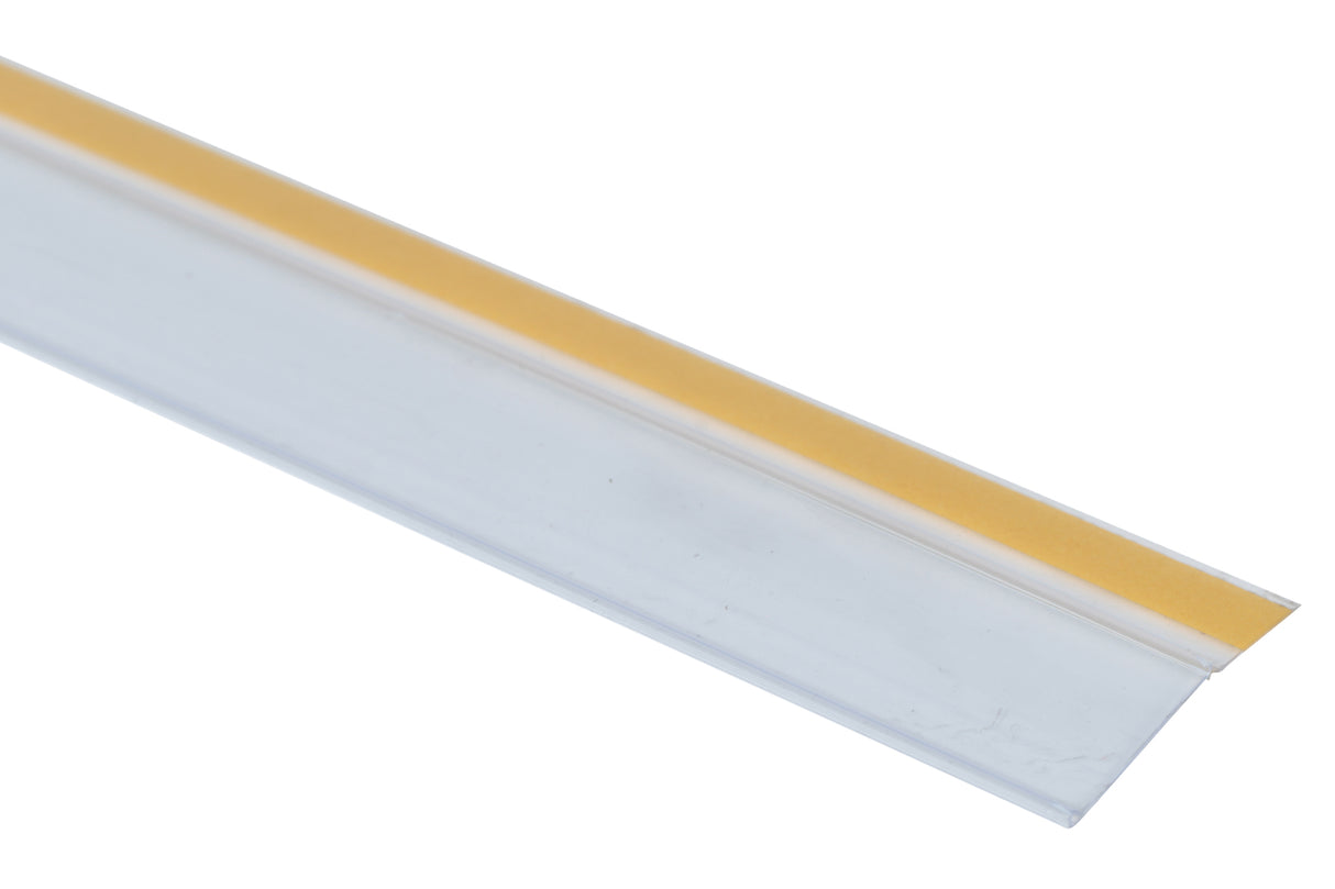 Price Tag Molding, 4"x1.25", Clear, Adhesive