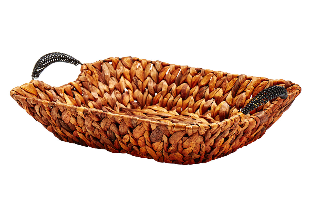 Panier en osier, 13,25"x10,25"x3,75"