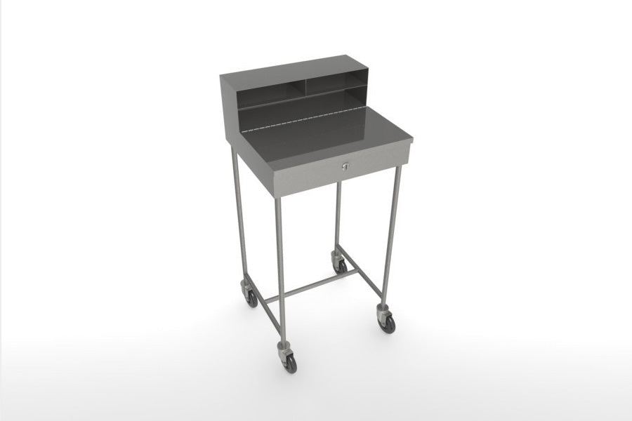 POWDER COATED MOBILE RECEIVING DESK