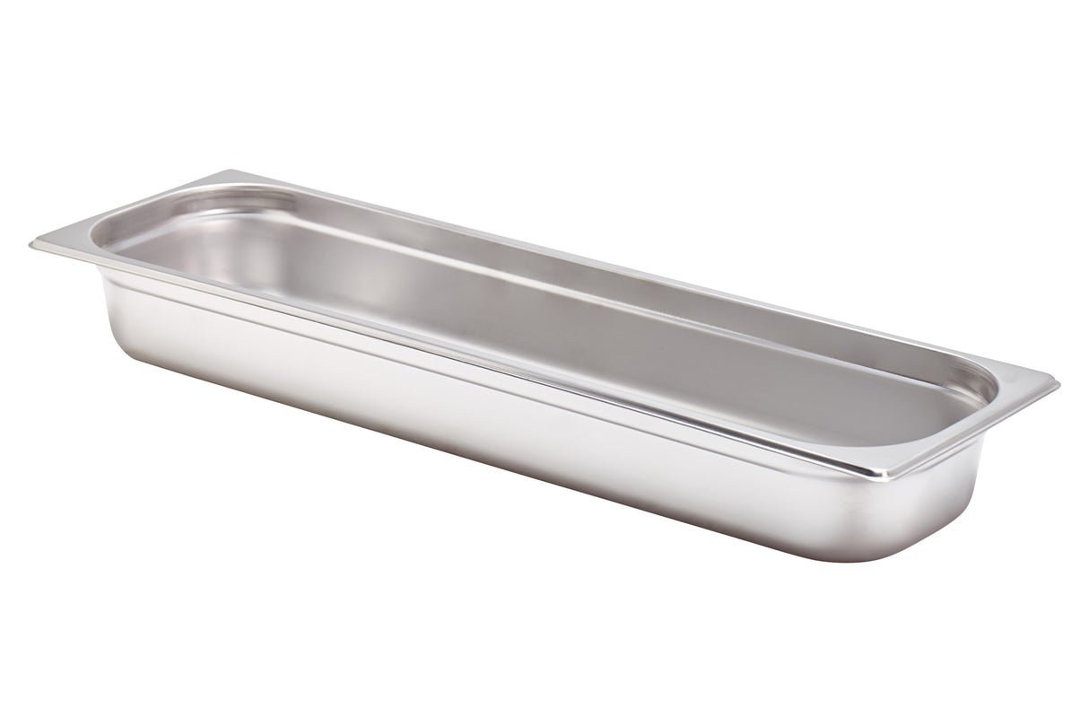 Stainless Steel Salad Pan 6" x 20" x 2.5", 1/2 Long